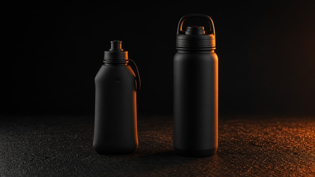 Soft flasks and bottles for racing